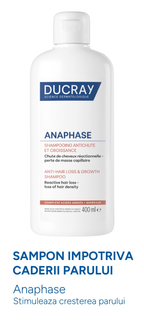 DUCRAY Anaphase Sampon Impotriva caderii si pentru ancorarea firului de par